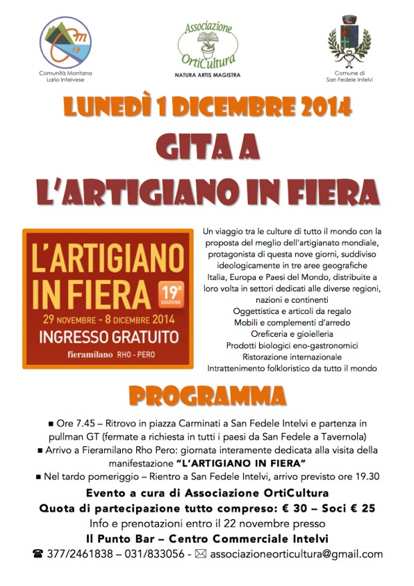 Locandina LArtigiano in Fiera 2014